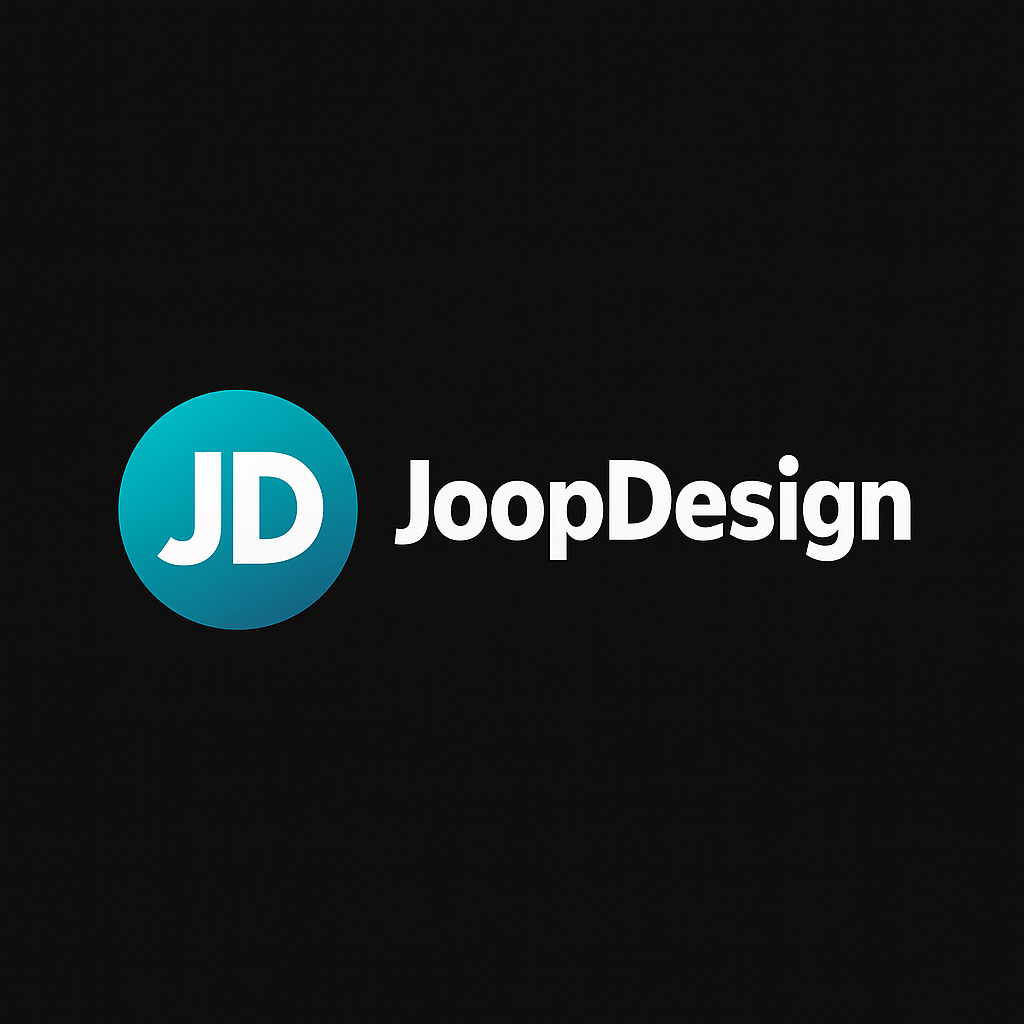 Logo JoopDesign professioneel WordPress webdesignbureau